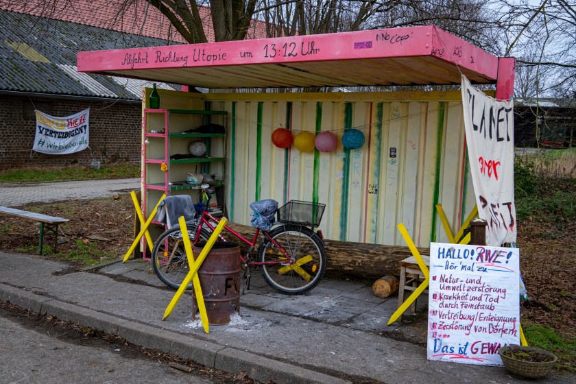 Bushaltestelle Lützerath Garzweiler